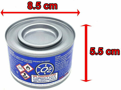 Resto Methanol Gel Food Heating Chafing Dish Fuel Warmer 3 Hour Burn -Express Po