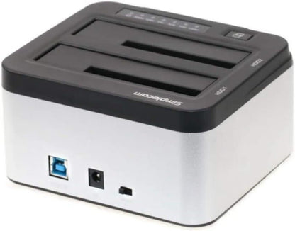 Simplecom SD322 Dual Bay USB 3.0 Aluminium Docking Station for 2.5" 3.5" SATA HD