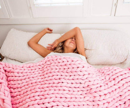 Onkaparinga Revita Sleep Hand-Knitted Weighted Blanket 6kg - Relax, Sleep Deeper