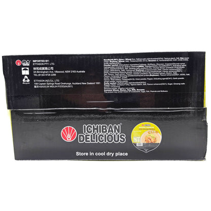 Ichiban Delicious Ginseng Chicken Ramen Instant Bowl Noodles 6 x 185g 人參雞湯泡麵