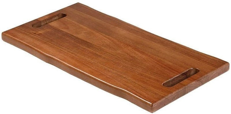 BIRDROCK HOME 22" Acacia Wooden Cheese Serving Board with Handles 55.9cm x 29cm