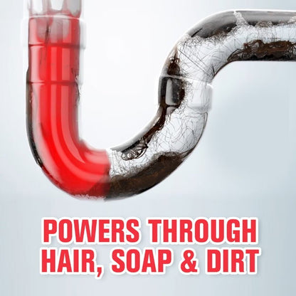 Easy-Off Drain Turbo Gel 1L Bathroom Gel Drain Cleaner Hair Drain Clog Remover