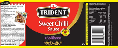 Trident Thai Sweet Chilli Sauce - Authentic Flavor, Perfect for Dipping 2 x 1L