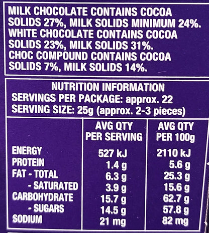 Cadbury Favourites Party Edition Chocolates 470g Assorted Sweet Treats Snack