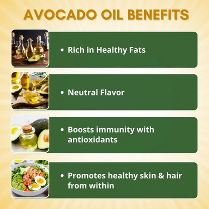 Cocolife 100% Pure Avocado Oil 2L High-Heat Cooking Oil, Dressing - Express