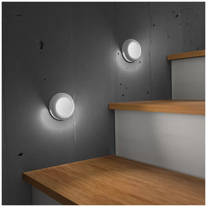 2 x Motion Activated Portable Stairway Under Cabinet Night Lighting Recharable