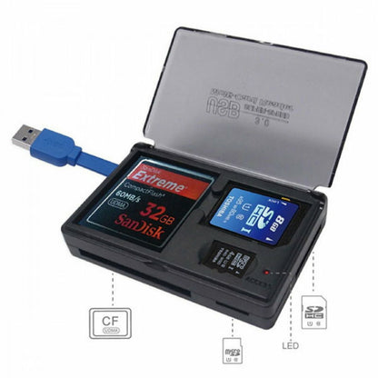 NEW All-in-One Super Speed Multi Card Reader - USB 3.0