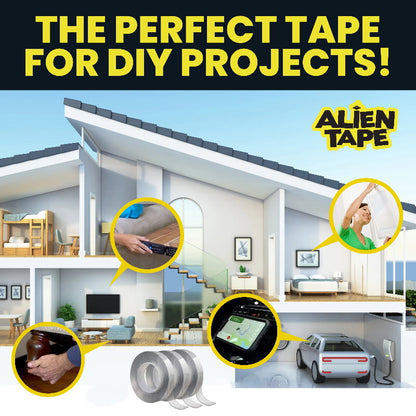 Alien Tape Nano Double Sided Tape Multipurpose Removable Adhesive Hold 7.94kg