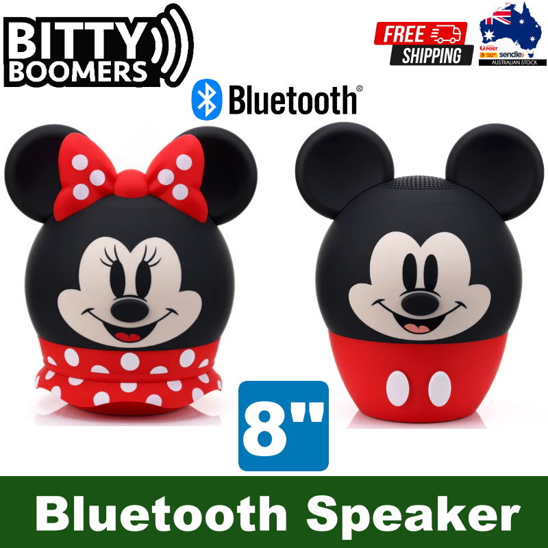 Bitty Boomers Disney: Mickey Mouse or Minnie Mouse 8" (20cm) Bluetooth Speaker