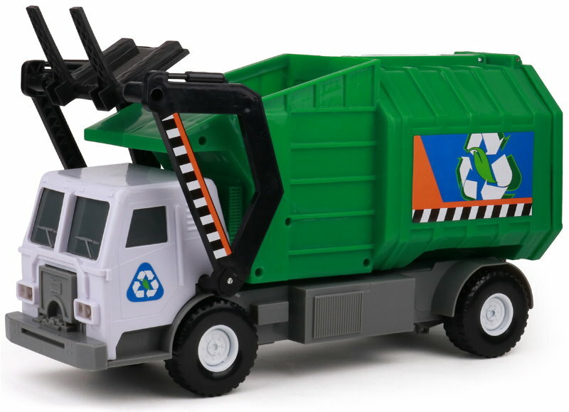 Mighty Fleet Motorised Vehicle Garbage Truck Police Car Fire Engine Helicopter