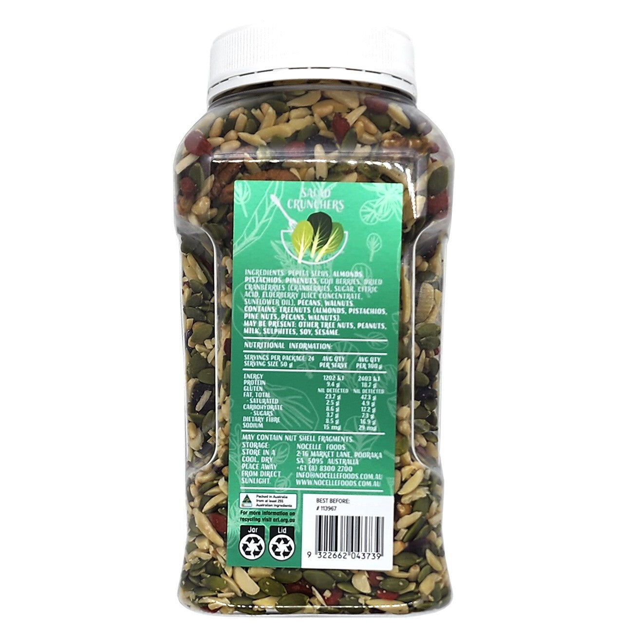 Salad Crunchers Super Nut Salad Topper Gluten Free Vegan 1.2Kg Nuts & Seeds