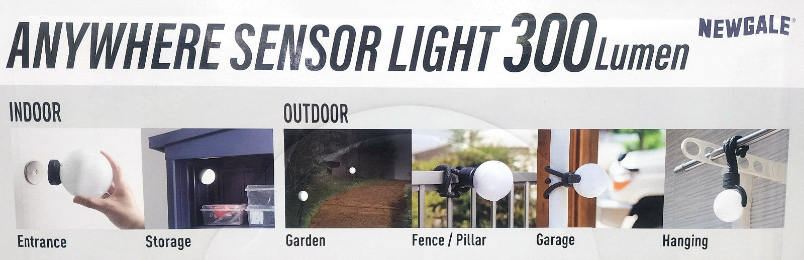 Rechargeable Anywhere LED Sensor Light Motion Activated Wireless USB Tripod IP65