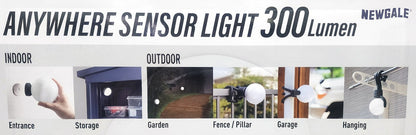 Rechargeable Anywhere LED Sensor Light Motion Activated Wireless USB Tripod IP65