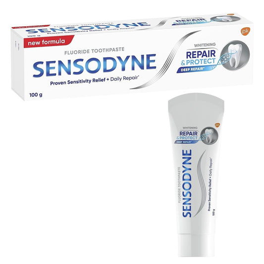 100g Sensodyne Repair & Protect Whitening Toothpaste Oral Dental Health Care