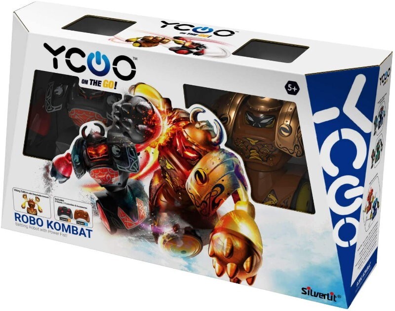 SilverLit YCOO 2-Pack Robo Kombat: Viking RC Battle Fighting Robot w/ Sound