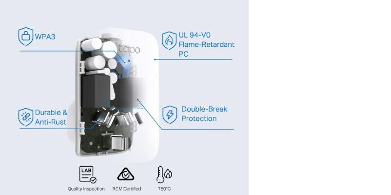TP-Link Tapo P100 V2.20 Mini Smart Wi-Fi Socket AU Plug - Remote & Voice Control