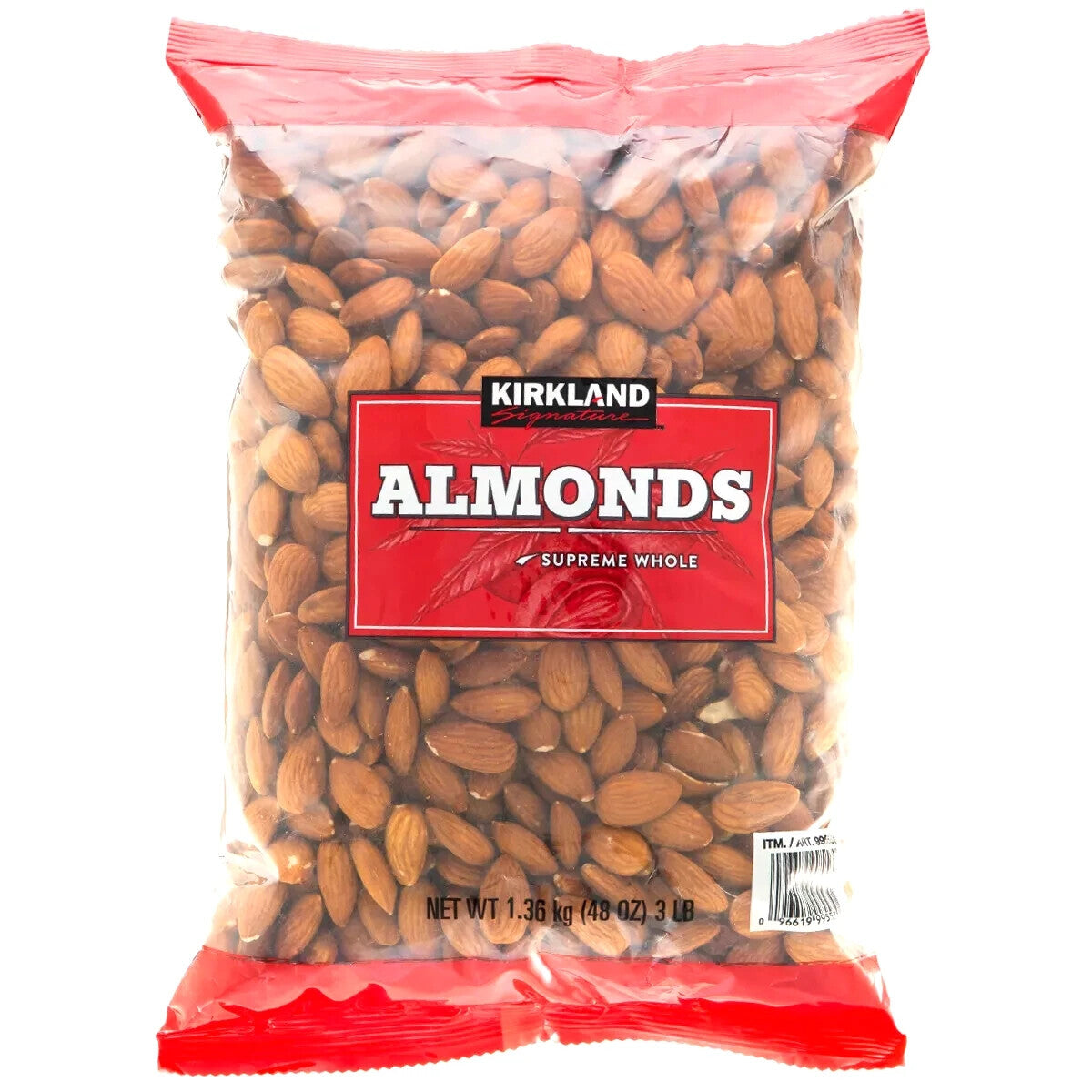 Australian Grown Supreme Whole Almond Healthy Goodness Nuts Snack 1.36kg Bag