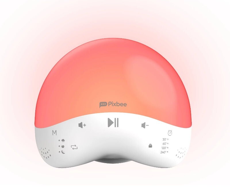 Pixbee Resti Smart Sleep Helper with Light & Sound - Sleep Smart Nursery Light
