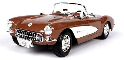 Maisto 1:18 Scale Special Edition 1957 Chevrolet Corvette Bronze Die Cast Car