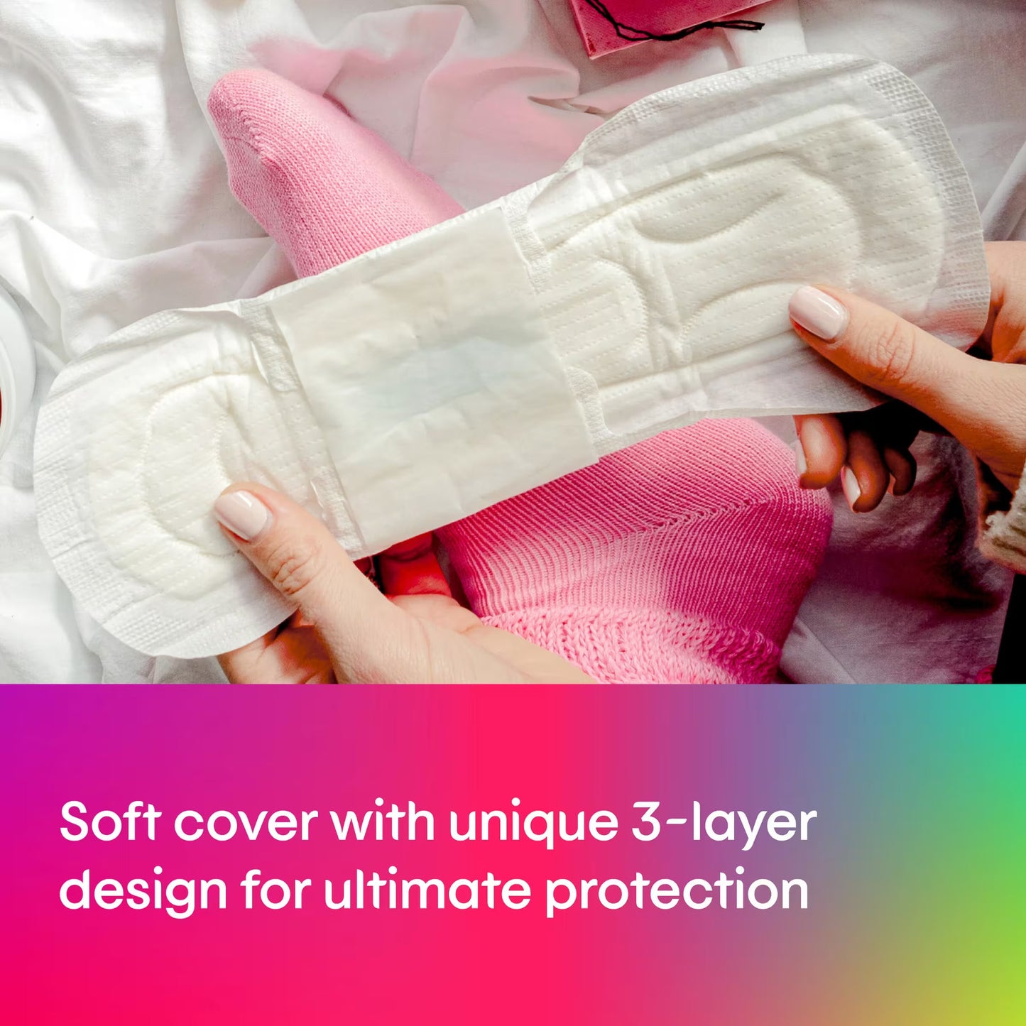 96 x U By Kotex Ultrathins Super Pads with Wings Dry Disposable Period Pads Box
