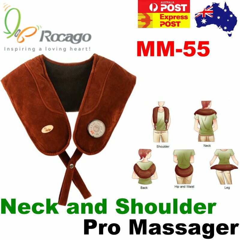 Rocago MM-55 Neck and Shoulder Tapping Pro Massager Shawl III - Multi-Functions