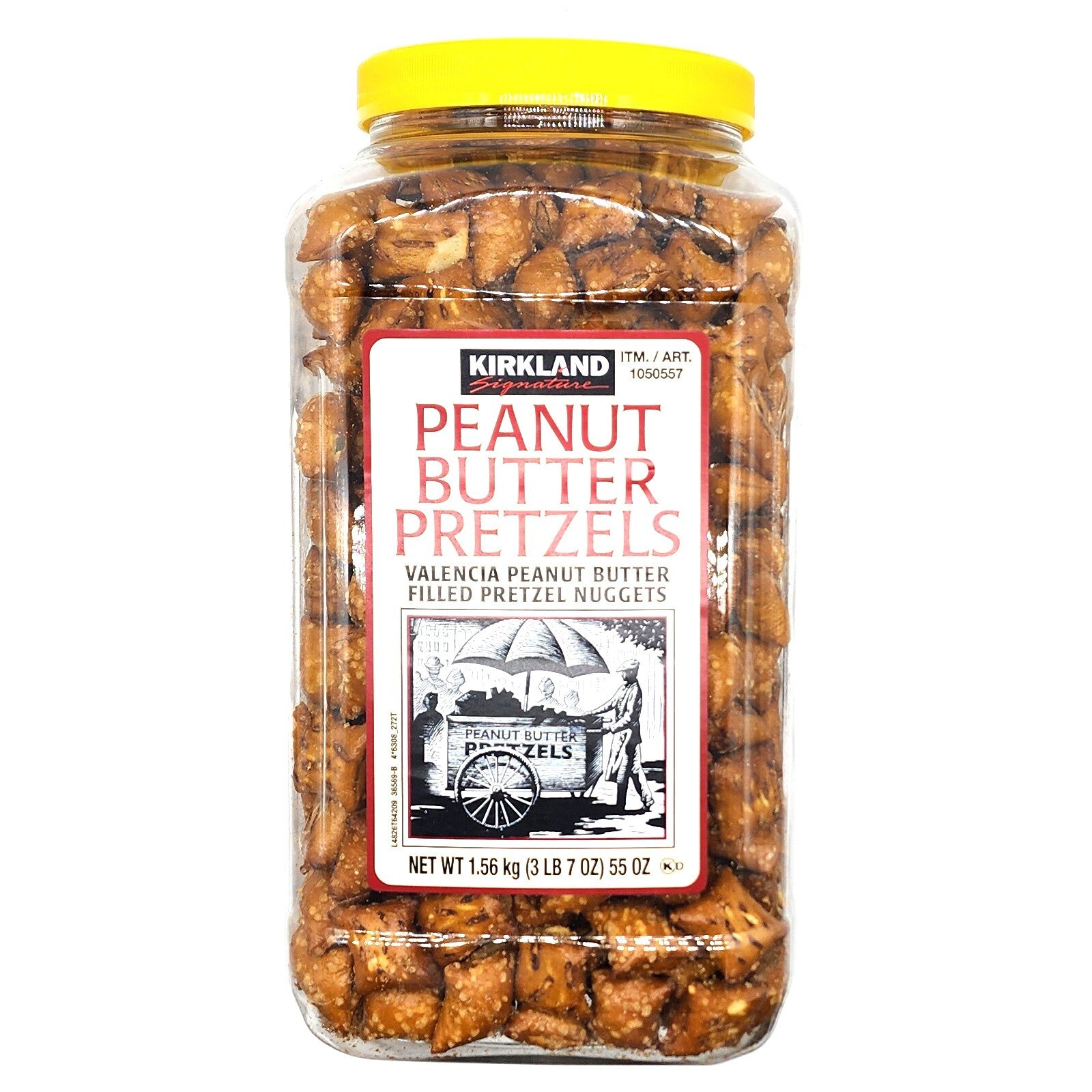 Valencia Peanut Butter Filled Pretzel Nuggets Kids Snack Kosher Certified 1.56kg
