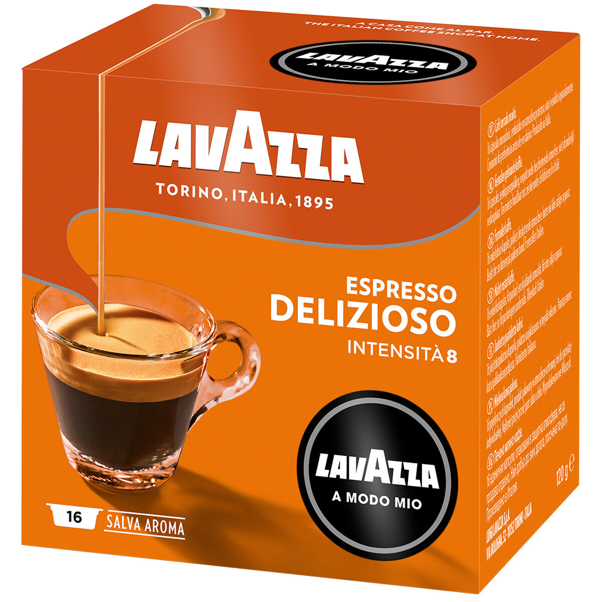 Lavazza A Modo Mio Espresso Coffee Machine Capsule Pod Rossa Passionale Intenso