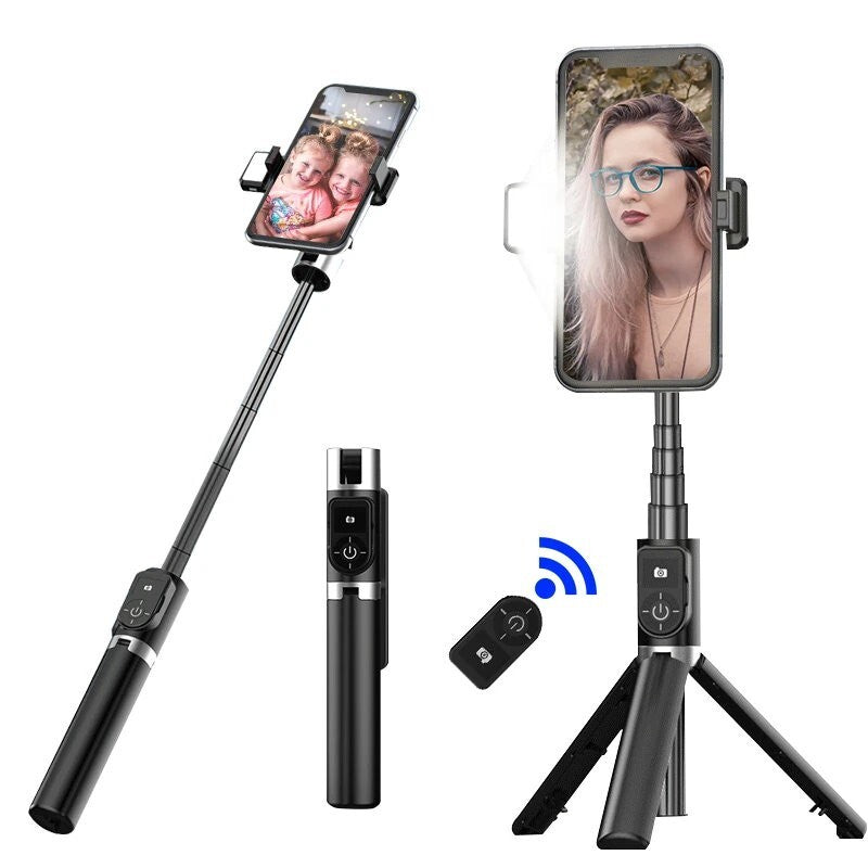 TEQ P70 Bluetooth Selfie Stick Tripod Portable Extendable Selfie Stick w/ Remote