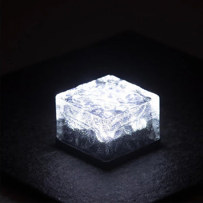 Dais 6-Pack Outdoor Waterproof Solar Brick Light Ice Cube for Garden, Pathway