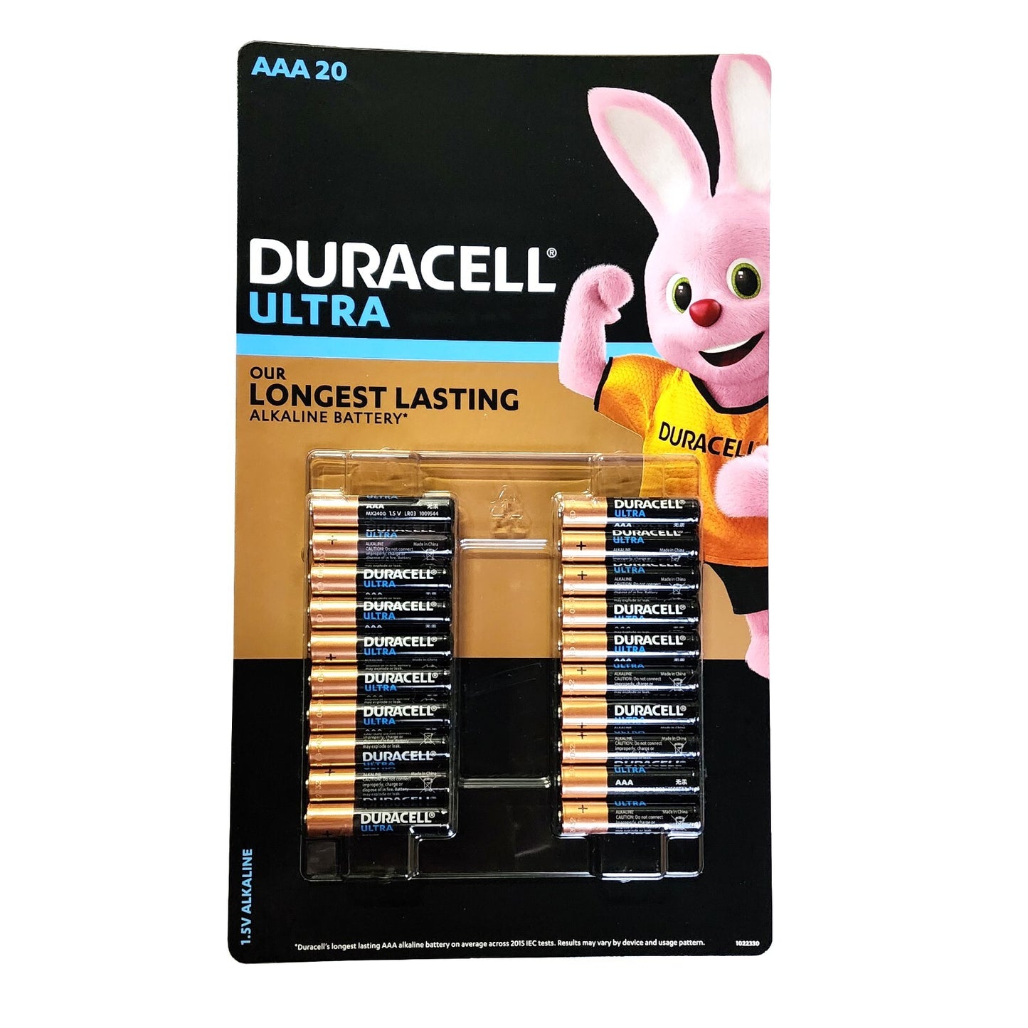 Duracell Ultra AAA High Performance 1.5v Alkaline Toy RC Remote Battery 20 Pack