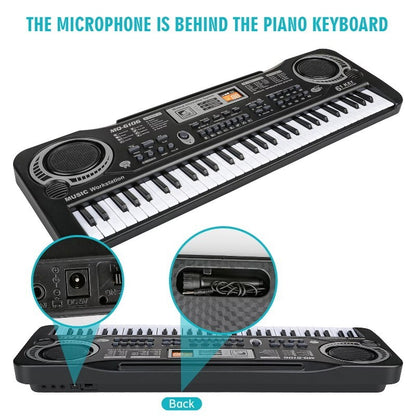 SEMART 61 Keys Multi-Function Music Electronic Piano Keyboard - Smart Music Toy