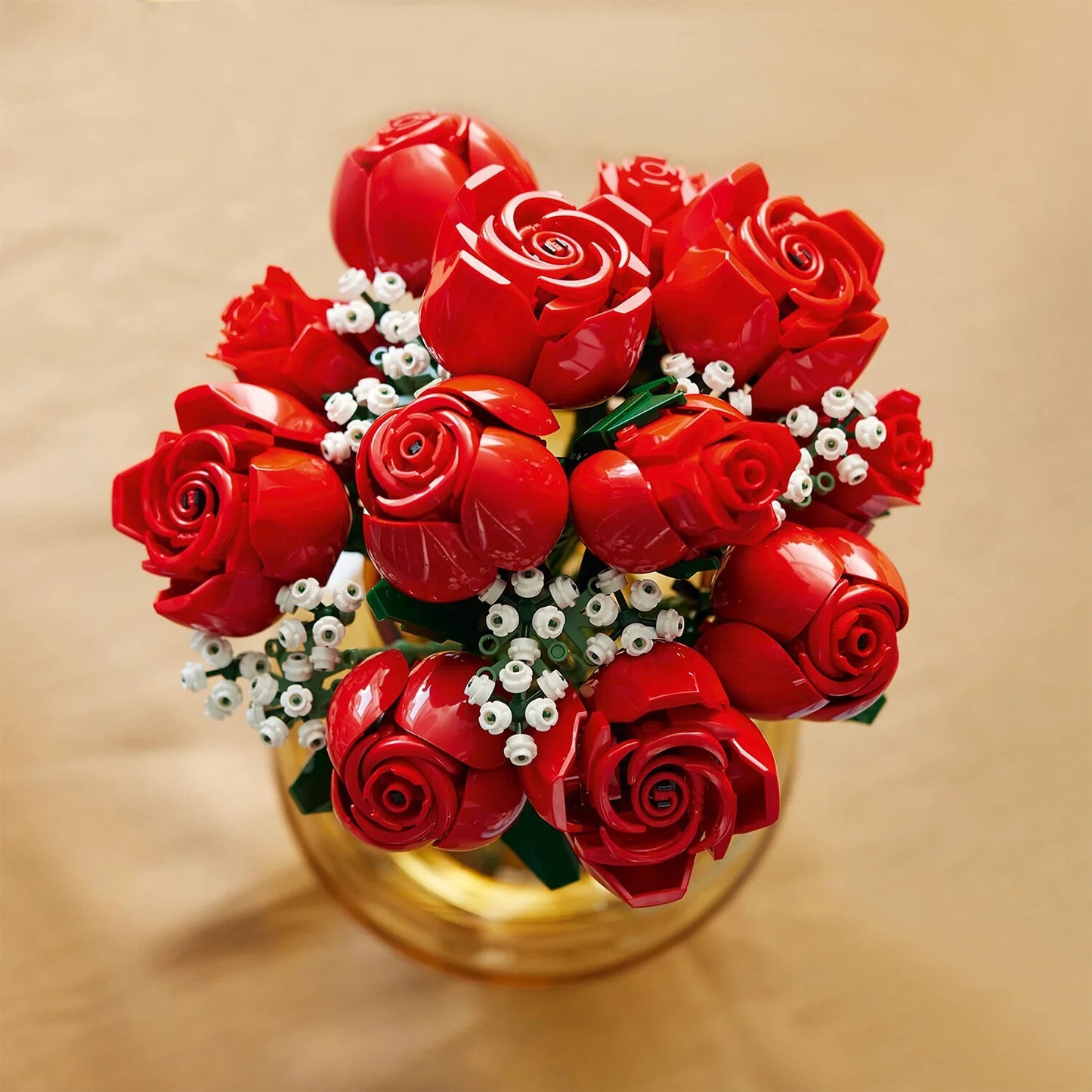 Lego 10328 Bouquet of Red Roses Icons Botanical Collection Flowers Set 822pcs
