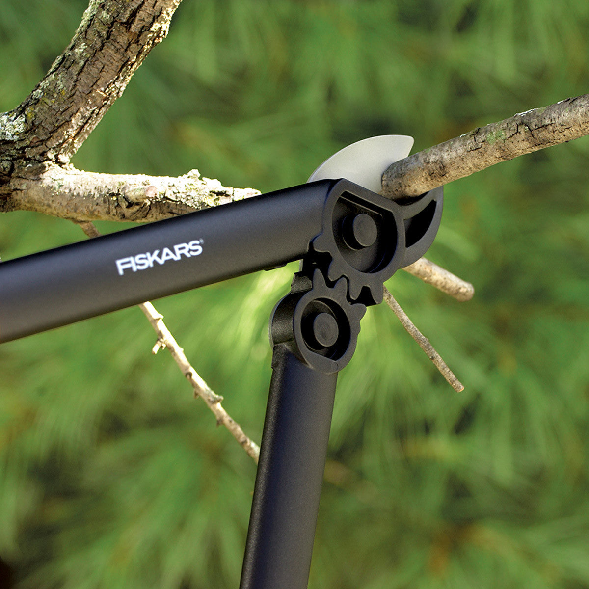Fiskars Heavy Duty Lopper & Shear Set – Branch Pruner with Built-in Sharpener