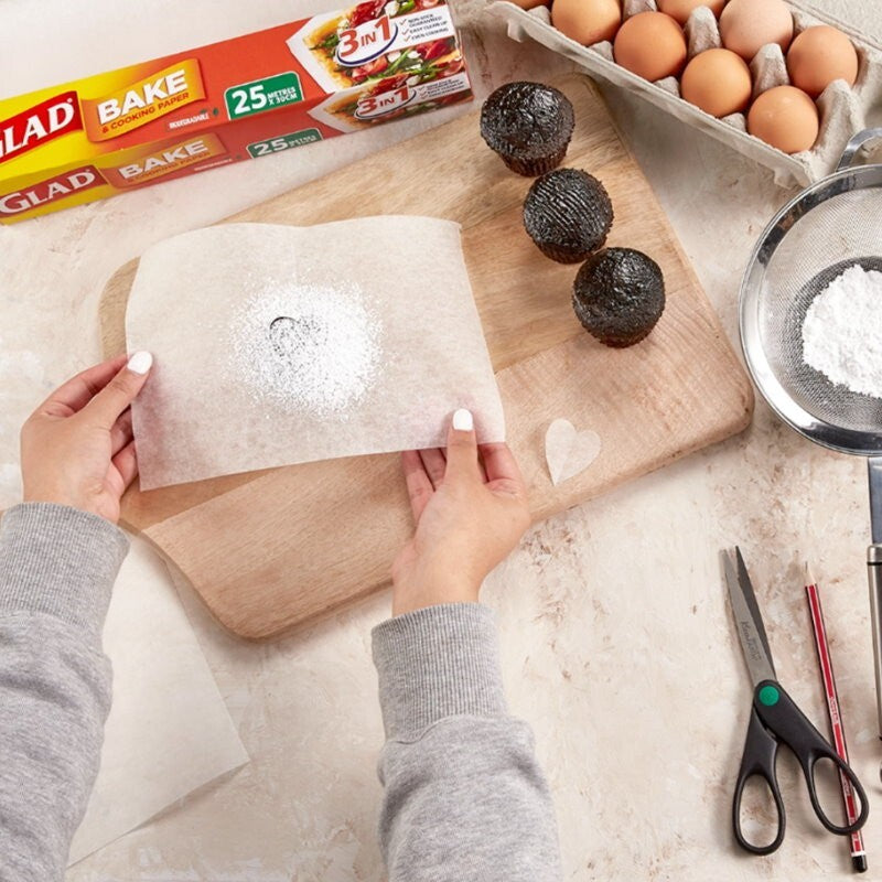 Glad Bake and Cooking Paper Caterer's Pack 120M x 30cm Non Stick Frying