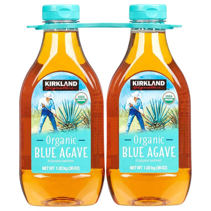 Organic Blue Agave Nectar All Purpose Food Sauce Drink Sweetener Syrup 2x 1.02kg