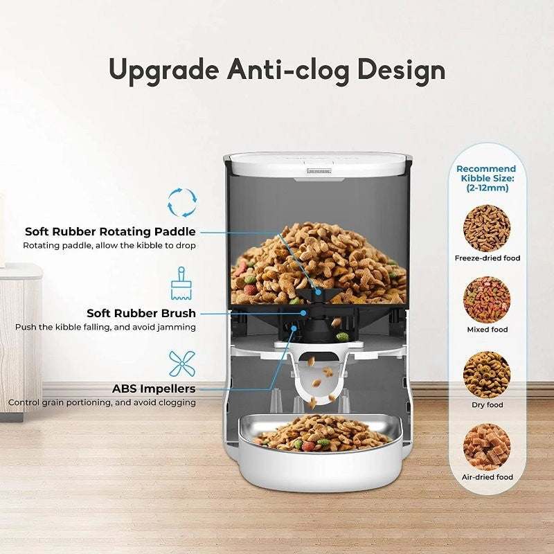 Dogness F14 Cube App Pet Dog/Cat Automatic Programmable Feeder Large 6L -Express