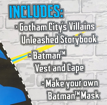 DC Batman Book And Dress-Up Set Gotham's Villains Unleashed Storybook Make Mask