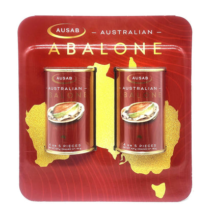 Australian Abalone In Brine Can 2 x 425g Ready to Eat Sustainably Grown in Farms