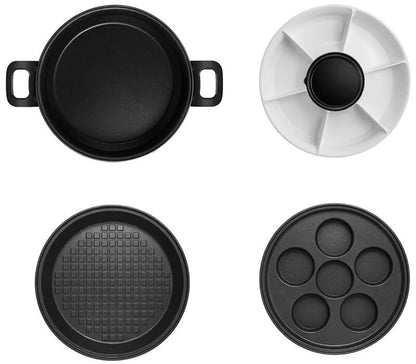 Morphy Richards Round Multi Function Grill Pan Electric Cooking Pot 1.8L Green