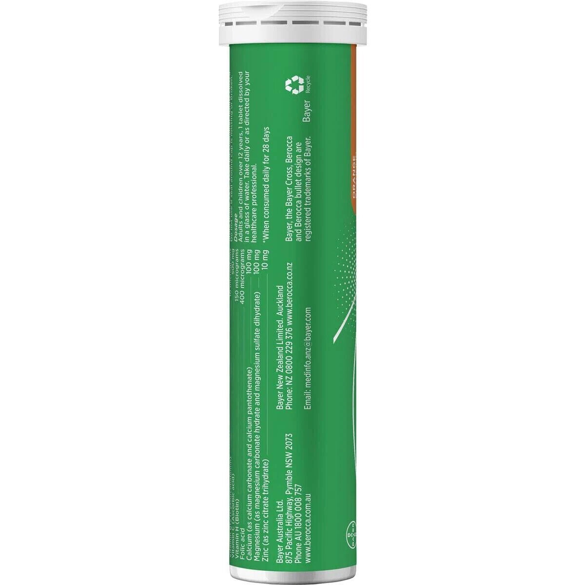 Berocca Energy Orange 12 Essential Minerals Vitamins 45 Effervescent Tablets