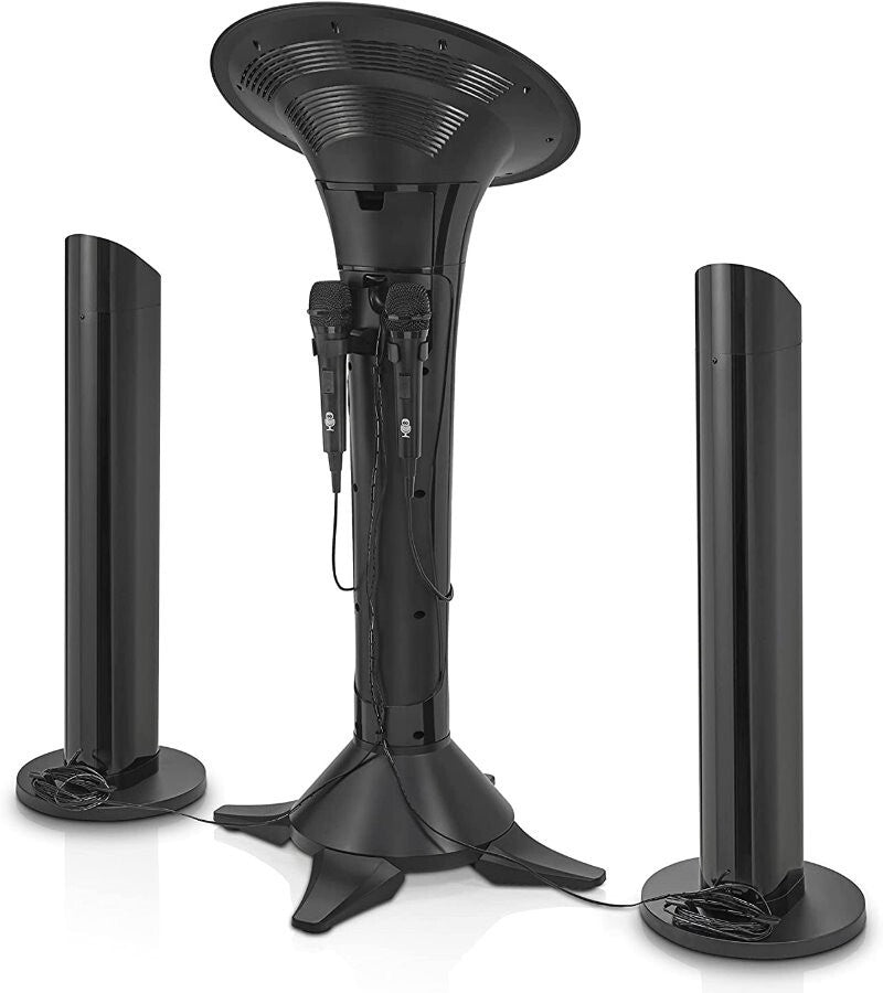 Carnaval The Singing Machine Complete Karaoke Two Mics Disco Lights Rechargeable