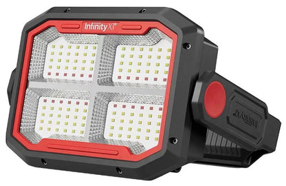 Infinity X1 3000 Lumen Solar Rechargeable Portable Floodlight Torch Work Light