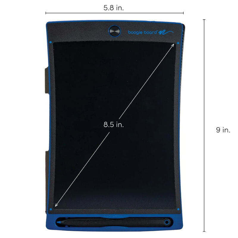 Boogie Board 8.5" Jot Reusable Writing Tablet with Protective Folio, Magnets