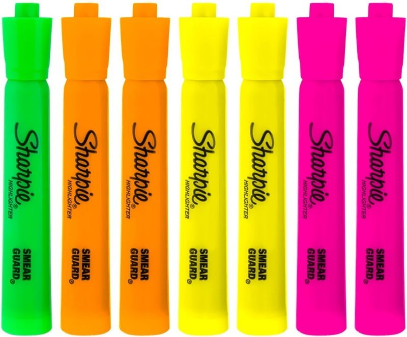 Sharpie 18-Pack Highlighter Variety Pack Clear View Gel Pocket Tank Mixed