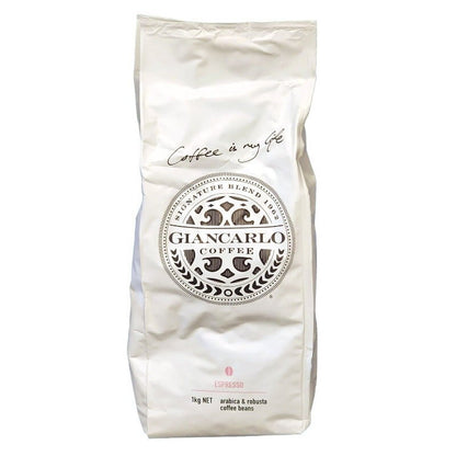Grinders Giancarlo Coffee 1kg Espresso Arabica Coffee Whole Bean Medium Roast