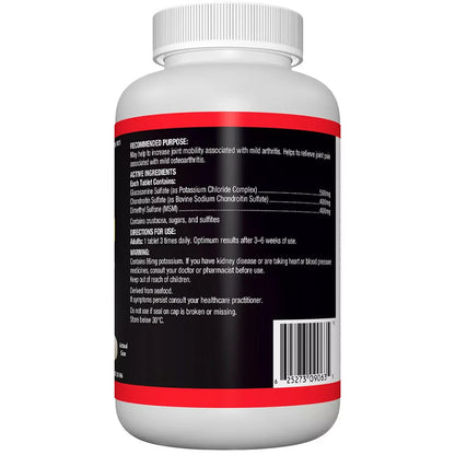 Amino Sugar Chondroitin MSM 240 Tablets Improve Relieve Joint Pain Arthritis