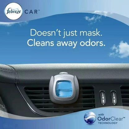 Febreze 5-Pack Mini Car Air Freshener Vent Clips Scents 5 x 2mL Up to 200 Days