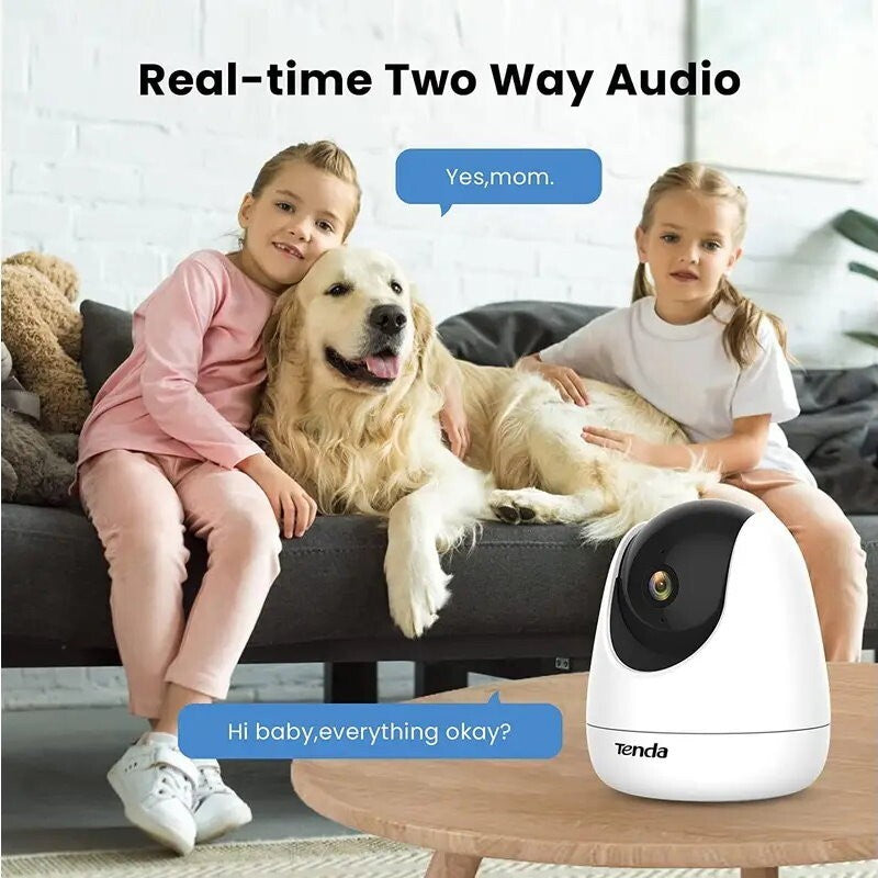 Tenda 1080P 2MP Wireless Pan/Tilt Security IP Camera Baby Monitor Night Vision