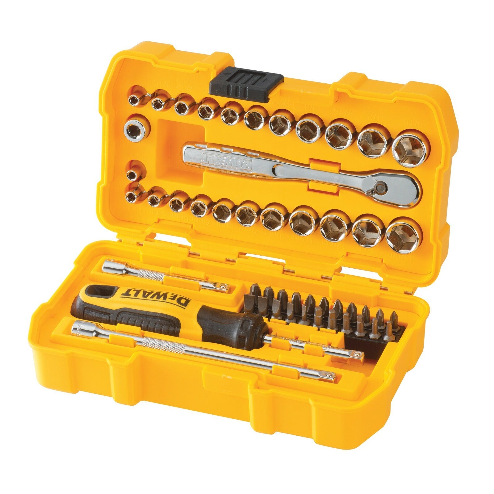 NEW DeWALT 1/4" Drive 50 Piece Mechanics Tool Set Kit DWMT81610 Socket Set