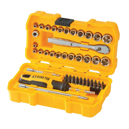 NEW DeWALT 1/4" Drive 50 Piece Mechanics Tool Set Kit DWMT81610 Socket Set